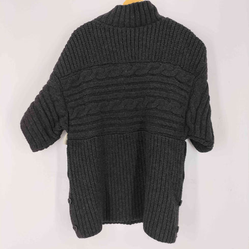 ウィルフリー willfully traverse cable half sleeve knit レディース FREE